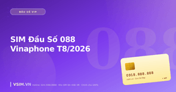 SIM Đầu Số 088 Vinaphone T8/2026 — Song Phát Vượng Khí, Giá Từ 500K